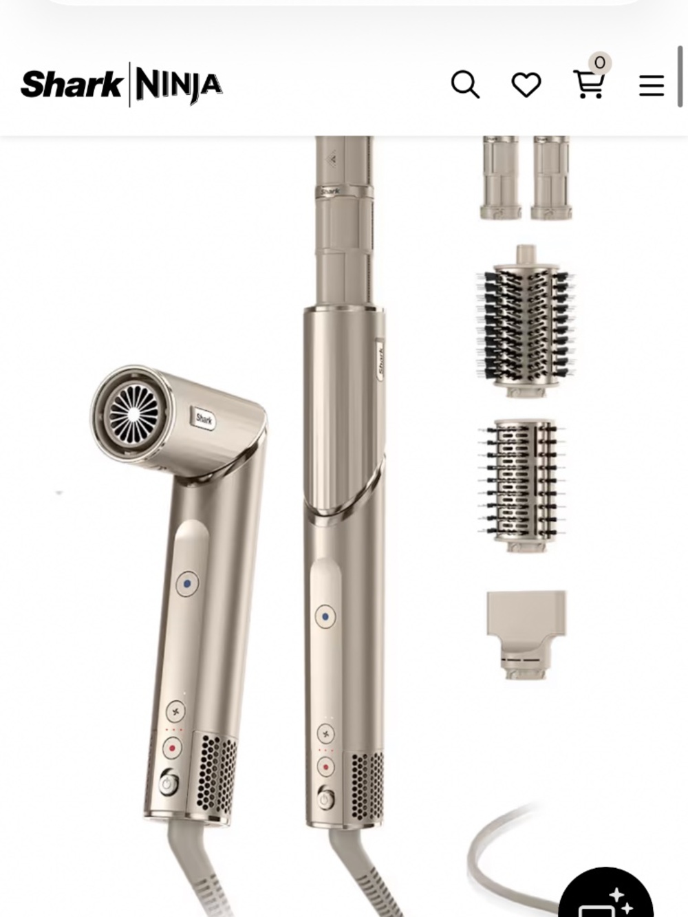 Shark flex style hairdryer